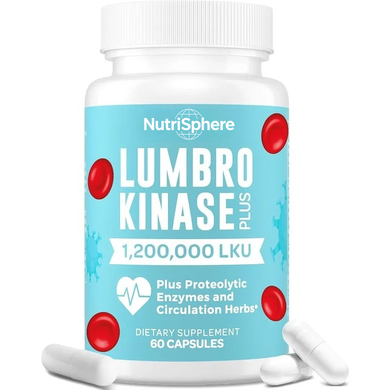 Herbal Supplement - Kapsułki z suplementem Lumbrokinase, zawierające mieszankę