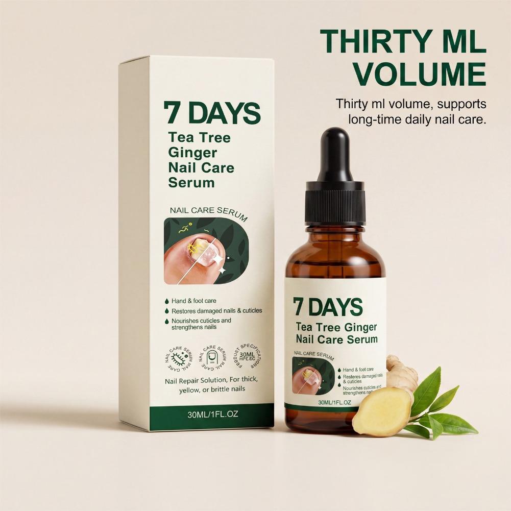 Ginger Tea - Serum wzmacniające paznokcie, olejek odżywczy do
