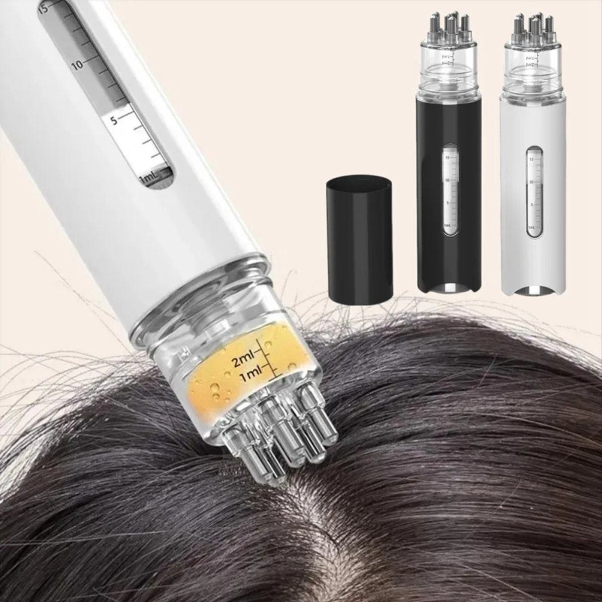 Essential Oils - *Aplikator do skóry głowy X07A, grzebień