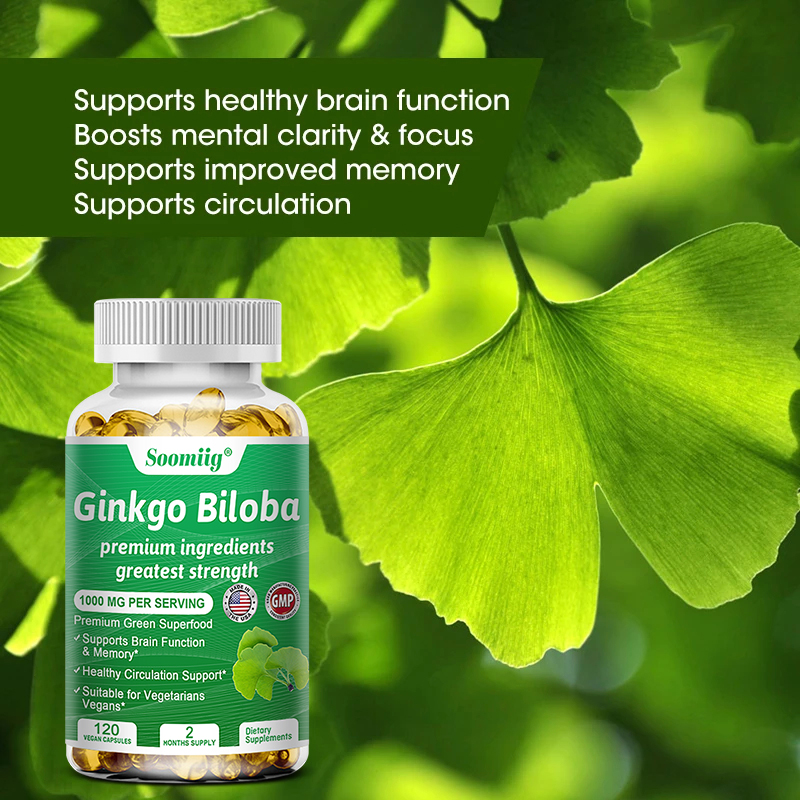 Ginger Tea - Kapsułki Ginkgo Biloba - suplement mózgowy