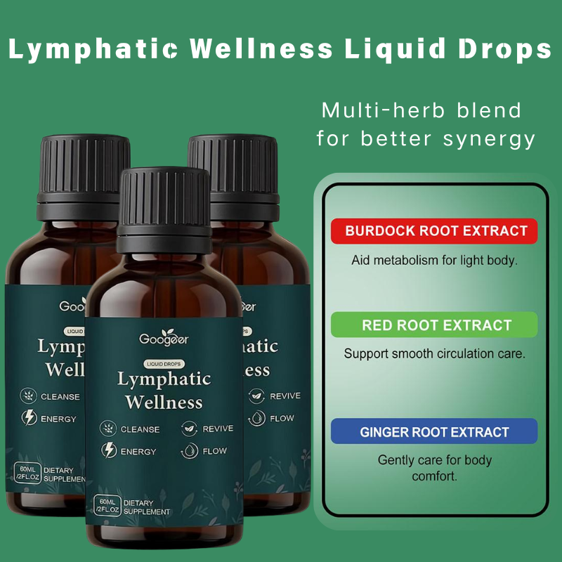 Herbal Supplement - 60ml Płynny Preparat Wspomagający Działanie Limfatyczne