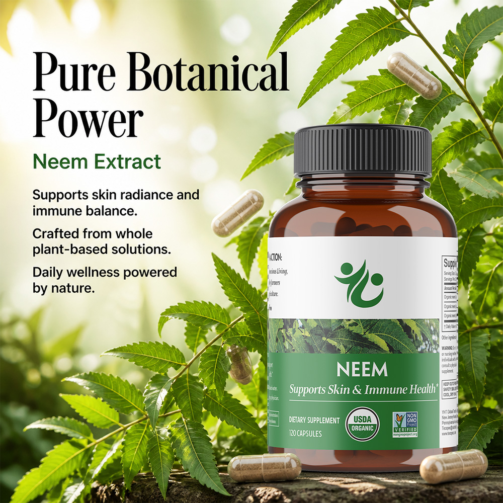 Kapsułki z liści neemu - zioło – Herbal Supplement recenzja i cena